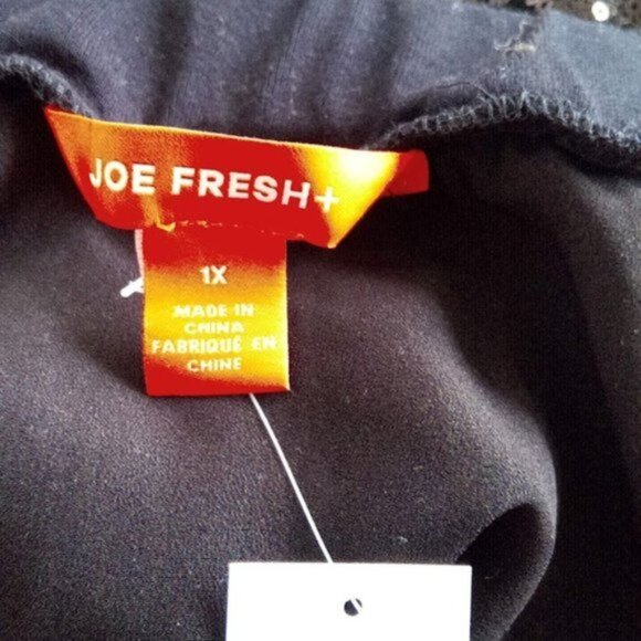 New Joe Fresh Plus Black  Sequins Lined Mini Skirt Women's US Size 1X - Picture 7 of 9